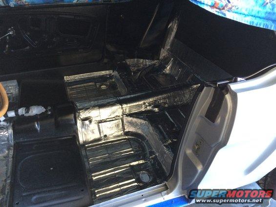 rear-peel-and-sealed.jpg 65 Mustang Peel and Seal with foil tape 
