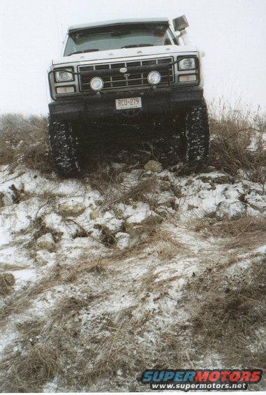 rockdrop.jpg Slippery when snowy.  The angle makes my truck look huge!