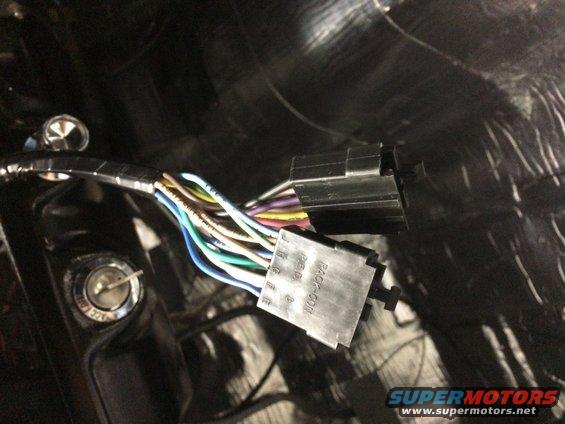 1965 Mustang AAW kit, gauge connectors wired in