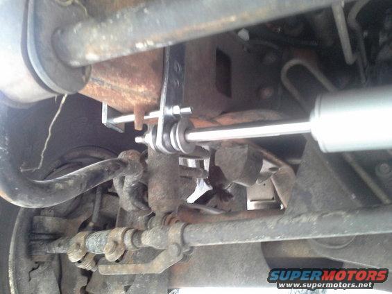 Kept the bolts parallel to the ground while i was tightening them