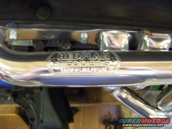 Hedman Hedders exhaust manifold with "MADE IN USA" text