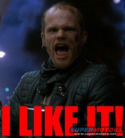man yelling "I LIKE IT!" with SUPERMOTORS.net text at bottom