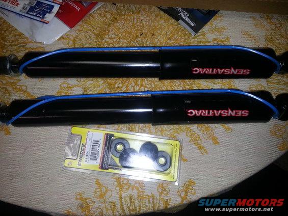 There is the rear Sensatracs, with the urethane bushings ready to go in.