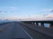 2011 Harley-Davidson Elec Gld Police - Driving on a long bridge over the water during twilight.