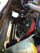1997 Dodge 3500 - Close-up view of engine timing gears, showing internal components.