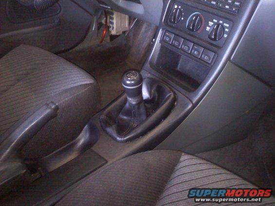 1993 Ford Probe interior with manual shifter and handbrake