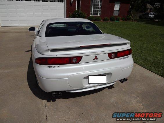 1995 Mitsubishi 3000GT VR-4 rear view parked in driveway