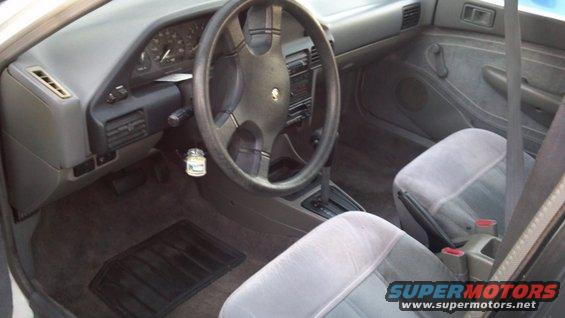 1993 Mercury Tracer interior with dashboard, steering wheel, and seats