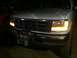 1996 Ford Bronco - Front view of a 1996 Ford Bronco, equipped with a winch.
