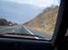 1990 Ford Bronco - Driving on the highway with a sign reminding slower traffic to keep right.