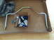 1997 Dodge 3500 - A sway bar kit, including blue bushings and hardware, is shown laid out in a cardboard box.