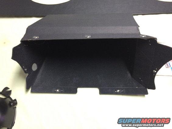 1965 Mustang fuzzy lined glove box liner