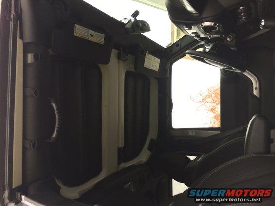 front-panels.jpg 2014 Jeep JK Unlimited Rubicon Rugged Ridge Headliner Insulation 
