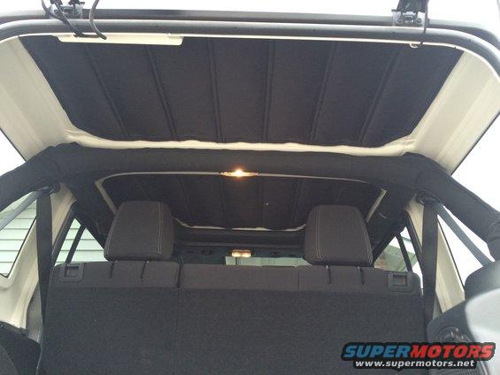 rear-and-center-panel.jpg 2014 Jeep JK Unlimited Rubicon Rugged Ridge Headliner Insulation 
