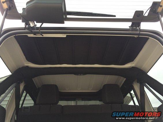 2014 Jeep JK Unlimited Rubicon Rugged Ridge Headliner Insulation 
