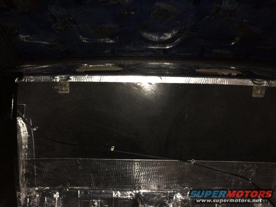 1965 Mustang Coupe remote trunk release cable