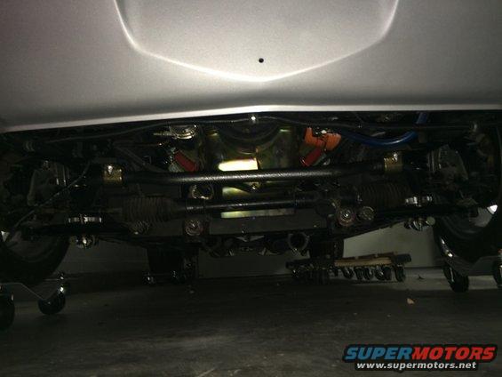 1965 Mustang Grab-A-Trak sway bar installed on Mustang II front suspension