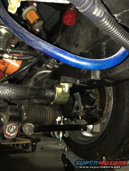 1965 Mustang Grab-A-Trak sway bar installed on Mustang II front suspension