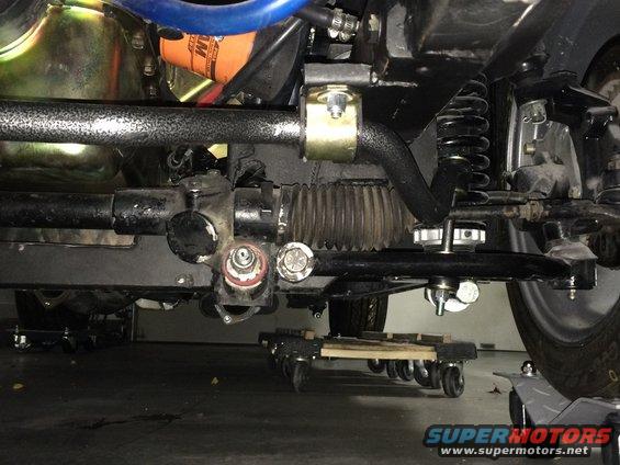 1965 Mustang Grab-A-Trak sway bar installed on Mustang II front suspension