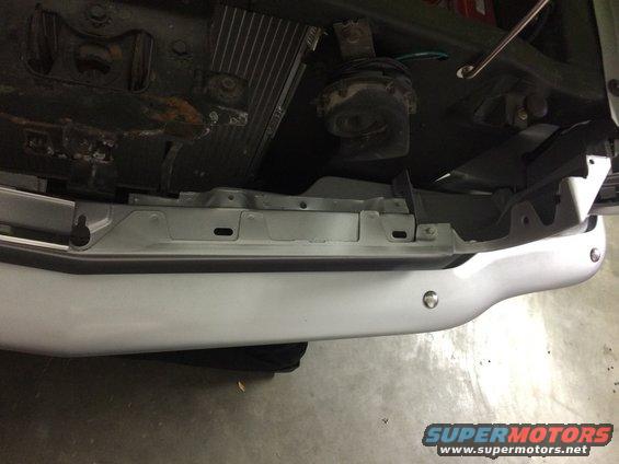 hole-location-drivers-side-grille-molding.jpg 1965 Mustang grille molding install