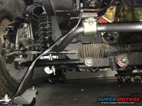 pass-side-sway-bar-mounts.jpg 1965 Mustang Grab-A-Trak sway bar installed on Mustang II front suspension