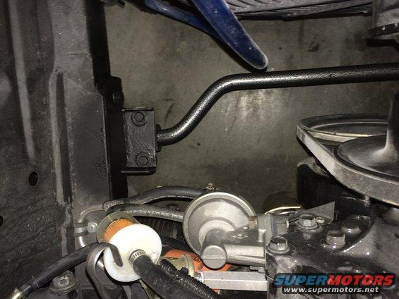 1965 Mustang Grab-A-Trak sway bar installed on Mustang II front suspension