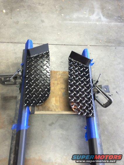 2014 JKU Rubicon rock slider mud rock deflector primed