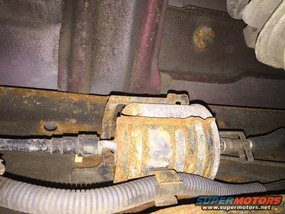 Before....  One bad connector(to the tank), and one original(to the engine)