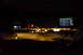 2003 Ford Taurus - Driving at night with a GPS navigation system and a radar detector visible inside the vehicle.