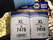 1979 Ford Bronco - Two boxes of NAPA XL belts are shown, with part numbers 7475 and 7410 clearly visible on their labels.