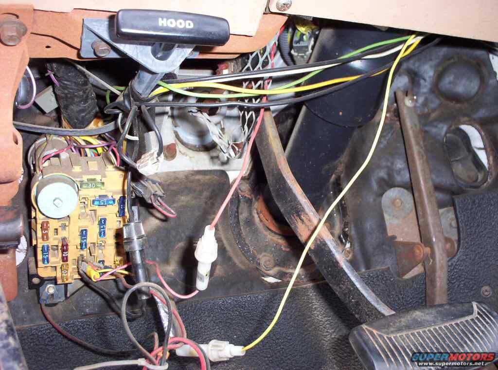 Under Dash - Before