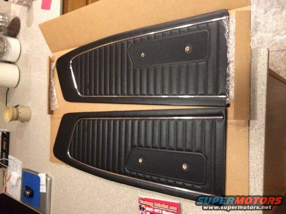 1965 Mustang TMI Black Door Panels Standard