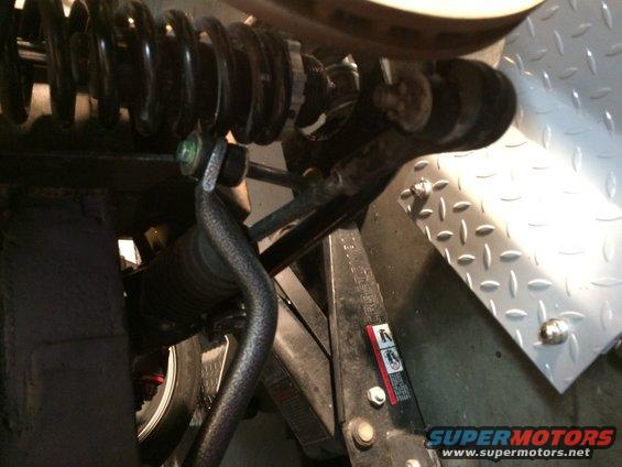 1965 Mustang Sway bar a-arm mount DS