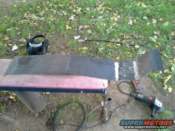 I wanted these two welds to be smooth for drainage later on.
