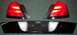The gloss black fascia and solid red taillamps from a 2001 P71.