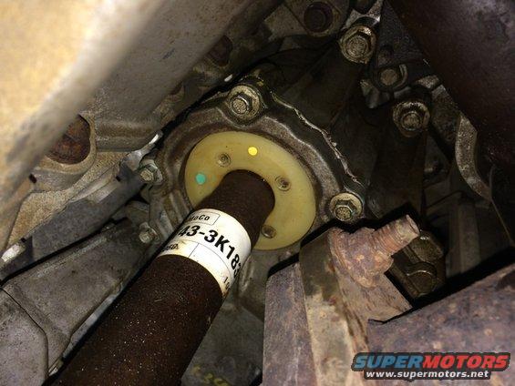 Driveshaft and PTU seal with part number 43-3K183 visible