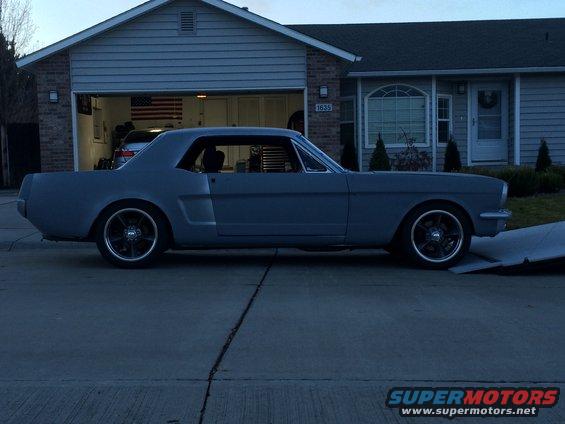 1965 Mustang stowing for winter