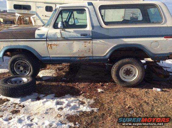 image.jpg Sitting under its own weight. About 5" over stock. 