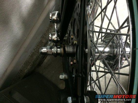 shovelhead custom front wheel spacers