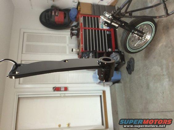 1975 Shovelhead swingarm painted tokico brake caliper brackets