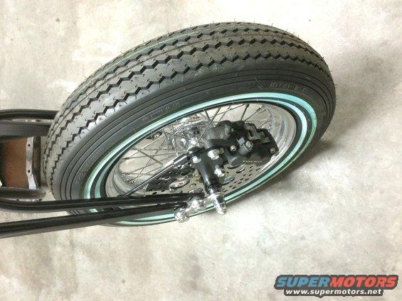 1975 Shovelhead swingarm strutless rear fender mounts