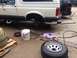 Adjusting the rear brakes.  She sat for 5 years in a CA driveway.  Lots of small adjustments to be m...