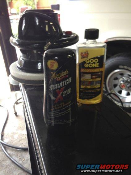 img_1839.jpg Found these worked the best.  Get the glue off and buff out the cleaned area.