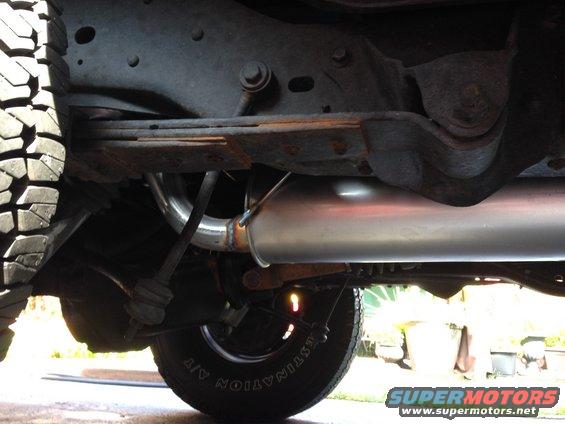 New muffler and hangers.