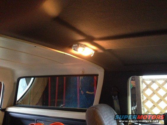 img_0689.jpg OEM incandescent dome light and map lights.  Also has the crappy yellowish dome cover on it.  25 year old technology just not cutting it.