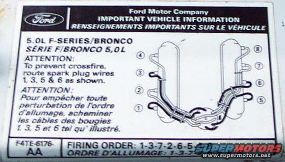 dcp_0477_crop.jpg Firing Order Label for '96 302 (5.0L) MAF