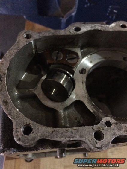 1975 Shovelhead four speed transmission countershaft bushing kicker side