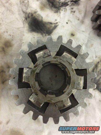 1975 Shovelhead four speed transmission third gear with clutch