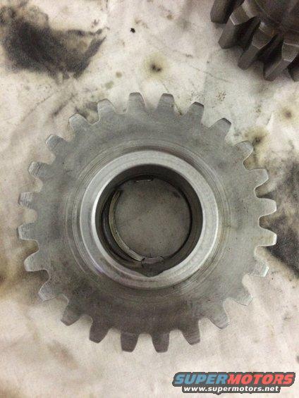 1975 Shovelhead four speed transmission top side of third gear