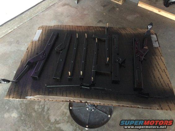 1965 Mustang seat tracks